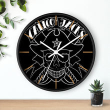 Load image into Gallery viewer, 17 Wall clock Skull White design by Calico Jacks
