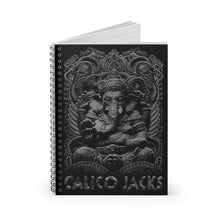Charger l&#39;image dans la galerie, 2 Ganesh Note Book - Spiral Notebook - Ruled Line by Calico Jacks
