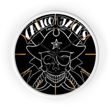 Load image into Gallery viewer, 11 Wall clock Skull White design by Calico Jacks
