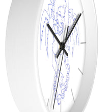 Load image into Gallery viewer, 8 Wall clock Hula Blue design by Calico Jacks
