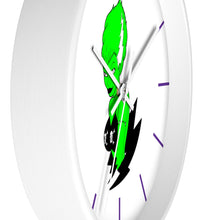 Load image into Gallery viewer, 5 Wall Clock Green Frankies Girl design by Calico Jacks
