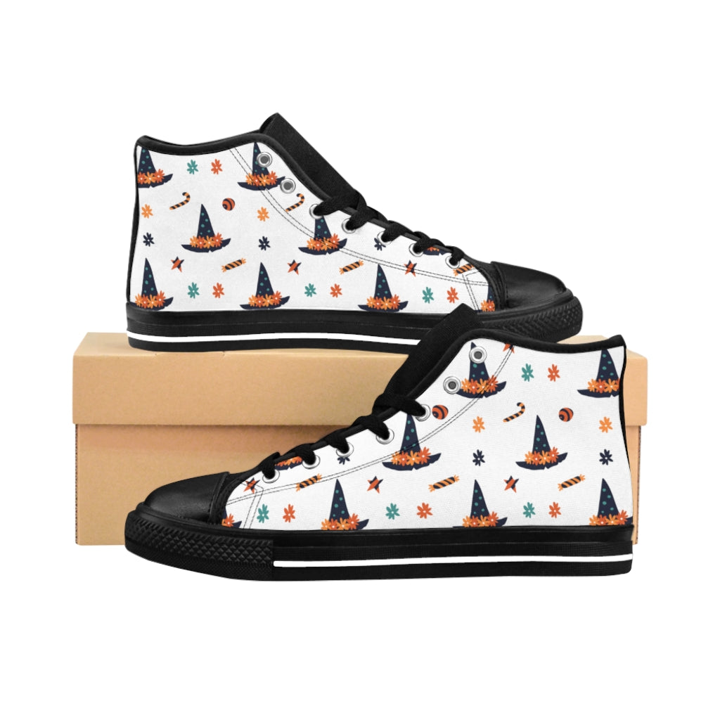 1 Women's High-top Sneakers Wizards Hat by Calico Jacks