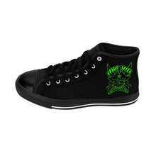 Load image into Gallery viewer, 3 Men&#39;s High-top Sneakers Green Skull by Calico Jacks
