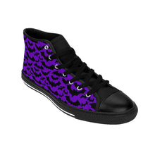 Charger l&#39;image dans la galerie, 8 Women&#39;s High-top Sneakers Purple Bats by Calico Jacks
