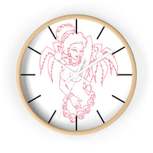 Load image into Gallery viewer, 3 Wall clock Hula Red design by Calico Jacks

