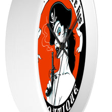 Load image into Gallery viewer, 2 Wall clock Pirate Red design by Calico Jacks

