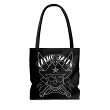 Load image into Gallery viewer, White Skull Tote Bag
