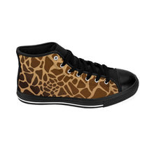 Load image into Gallery viewer, 6 Men&#39;s High-top Sneakers Giraffe Print by Calico Jacks

