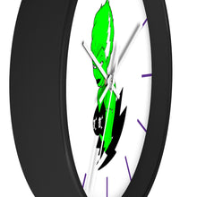 Load image into Gallery viewer, 11 Wall Clock Green Frankies Girl design by Calico Jacks
