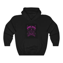 Load image into Gallery viewer, Unisex Hooded Top Purple Skull
