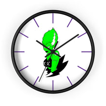 Load image into Gallery viewer, 14 Wall Clock Green Frankies Girl design by Calico Jacks
