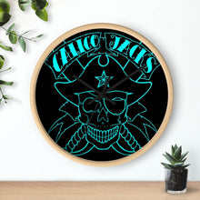 Load image into Gallery viewer, 3 Wall clock Skull Blue design by Calico Jacks
