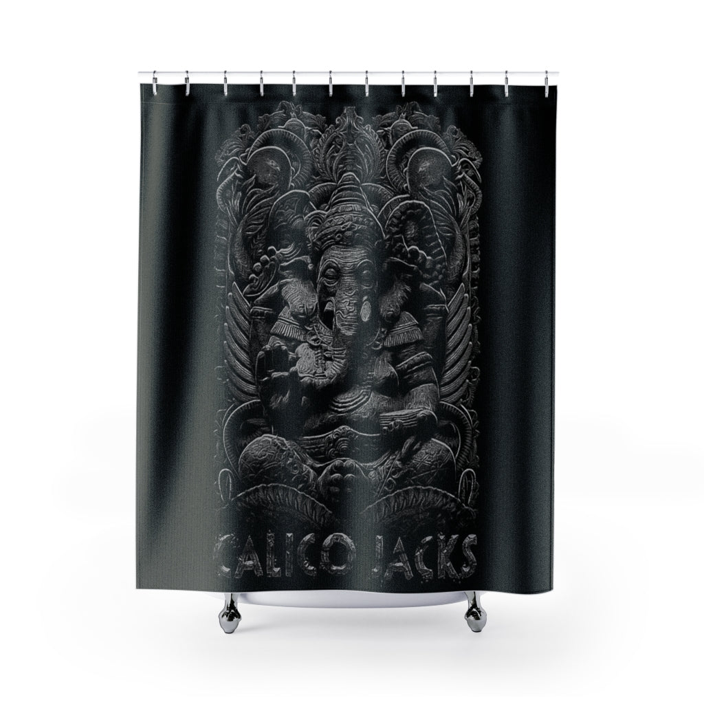1 Shower Curtain Ganesh design by Calico Jacks