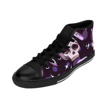 Load image into Gallery viewer, 5 Women&#39;s High-top Sneakers Skulls and Amethysts  by Calico Jacks

