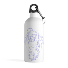 Load image into Gallery viewer, 1 Stainless Steel Water Bottle Hula Blue design by Calico Jacks
