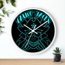 Load image into Gallery viewer, 6 Wall clock Skull Blue design by Calico Jacks
