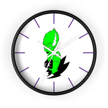 Load image into Gallery viewer, 12 Wall Clock Green Frankies Girl design by Calico Jacks
