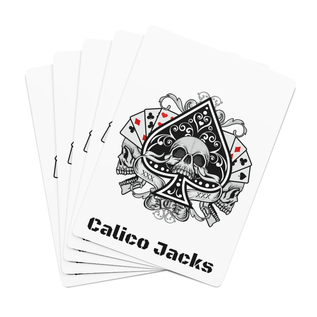 Calico Jacks Poker Cards Skull of Spades