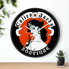 Charger l&#39;image dans la galerie, 6 Wall clock Pirate Red design by Calico Jacks
