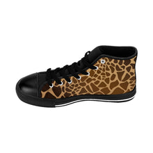 Load image into Gallery viewer, 7 Women&#39;s High-top Sneakers Giraffe Print by Calico Jacks

