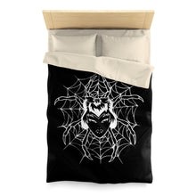 Load image into Gallery viewer, 4 Microfiber Duvet Cover Spider Black Design by Calico Jacks
