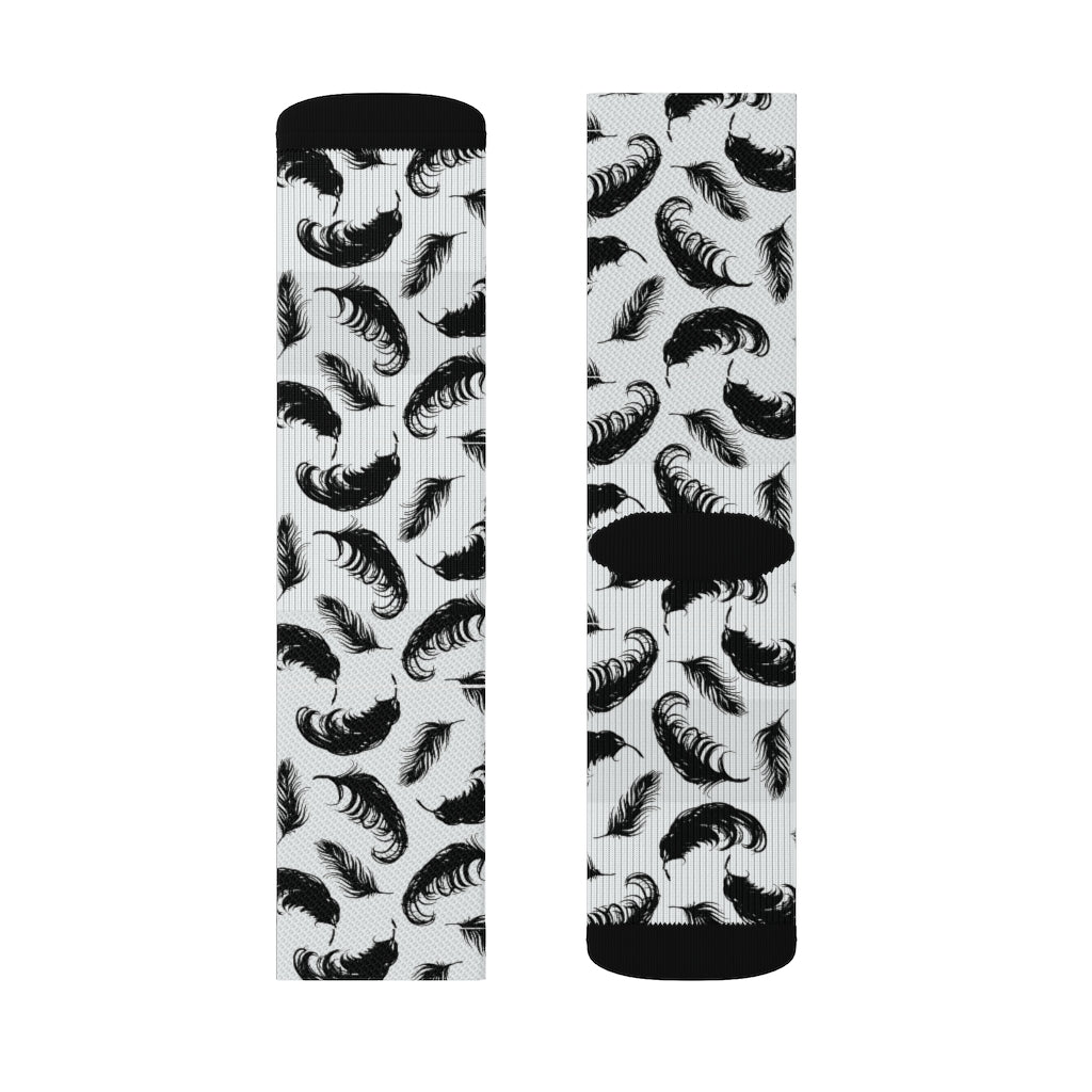 1 Feathers on Socks by Calico Jacks