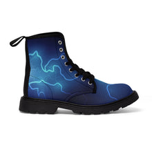 Load image into Gallery viewer, Women&#39;s Canvas Boots Lightning Strikes by Calico Jacks
