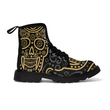 Load image into Gallery viewer, 4 Men&#39;s Canvas Boots Ace Skull by Calico Jacks
