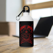 Load image into Gallery viewer, 6 Stainless Steel Water Bottle Red Skull design by Calico Jacks
