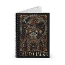 Load image into Gallery viewer, 2 Minotaur Note Book Spiral Notebook Ruled Line by Calico Jacks
