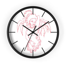 Load image into Gallery viewer, 15 Wall clock Hula Red design by Calico Jacks

