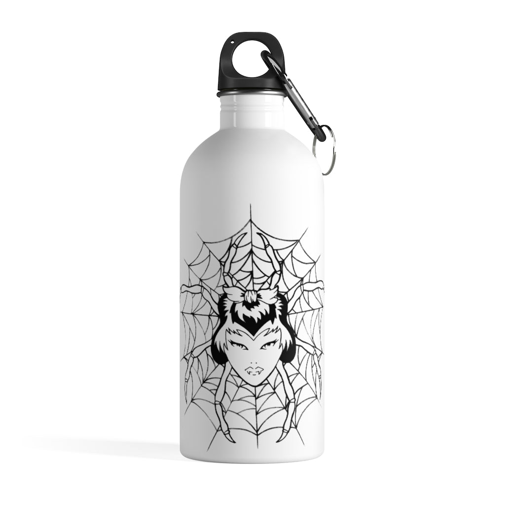 1 Stainless Steel Water Bottle Spider design by Calico Jacks