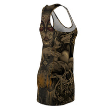 Load image into Gallery viewer, Women&#39;s Racerback Dress Mortal design by Calico Jacks
