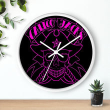 Load image into Gallery viewer, 7 Wall clock Pink design by Calico Jacks
