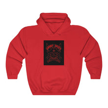 Load image into Gallery viewer, Unisex Hooded Top Red Skull

