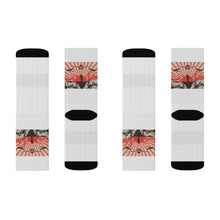 Load image into Gallery viewer, 5 Kamikaze White on Socks by Calico Jacks
