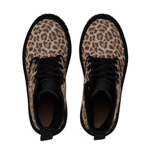 Load image into Gallery viewer, 6 Women&#39;s Canvas Boots Leopard Print by Calico Jacks
