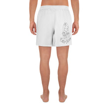 Load image into Gallery viewer, 4 Men&#39;s Athletic Long Shorts Rose Woman design by Calico Jacks
