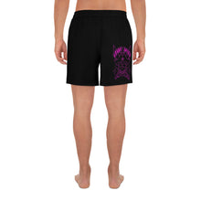 Load image into Gallery viewer, 4 Men&#39;s Athletic Long Shorts Skull Pink design by Calico Jacks
