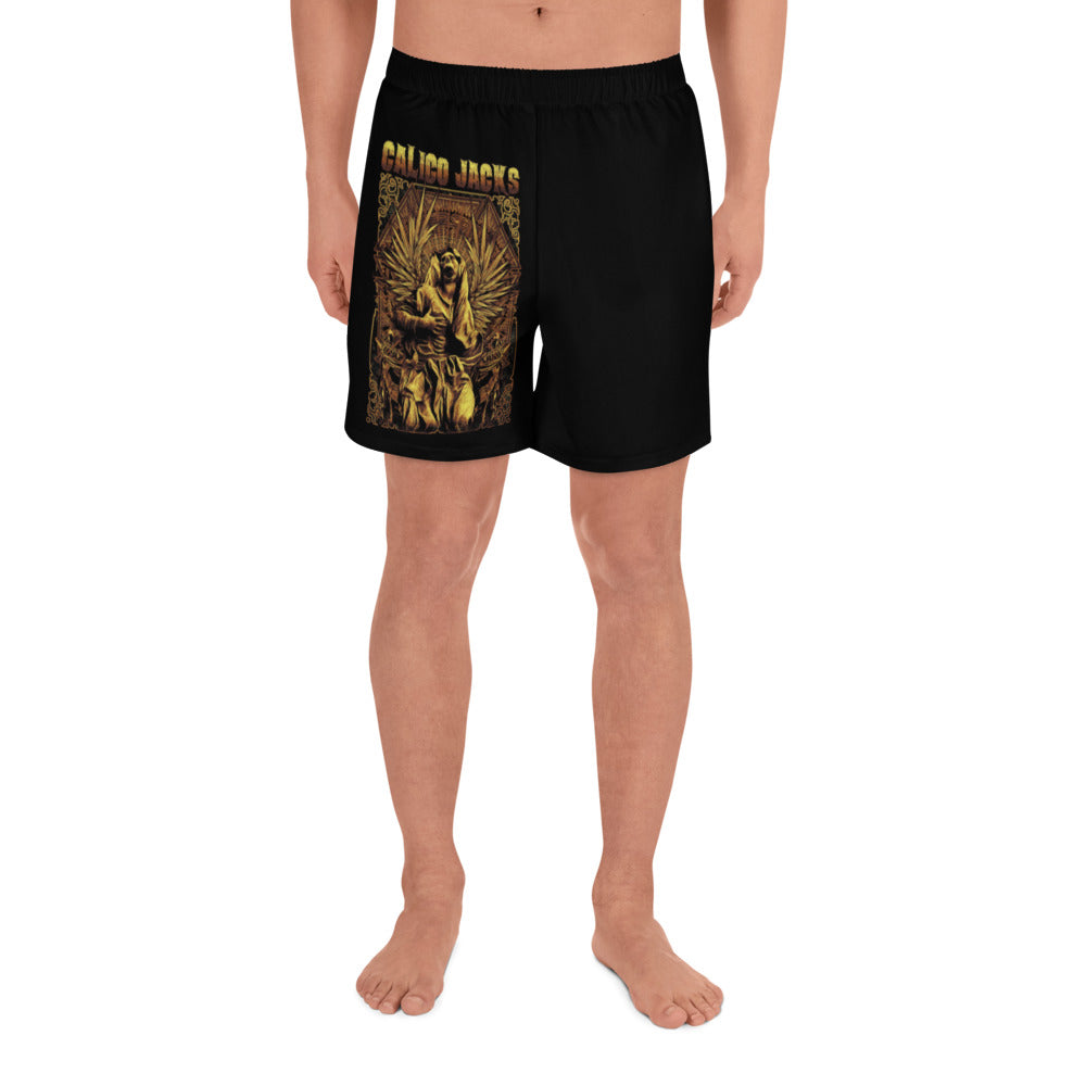 1 Men's Athletic Long Shorts Suffer design by Calico Jacks