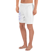 Load image into Gallery viewer, 3 Men&#39;s Athletic Long Shorts Anchor White design by Calico Jacks
