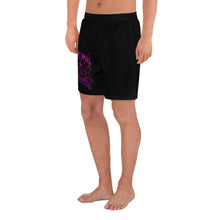 Load image into Gallery viewer, 3 Men&#39;s Athletic Long Shorts Skull Pink design by Calico Jacks
