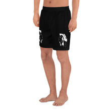 Load image into Gallery viewer, 3 Men&#39;s Athletic Long Shorts Gypsy Black design by Calico Jacks
