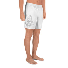 Load image into Gallery viewer, 2 Men&#39;s Athletic Long Shorts Rose Woman design by Calico Jacks
