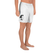 Load image into Gallery viewer, 2 Men&#39;s Athletic Long Shorts Gypsy White design by Calico Jacks
