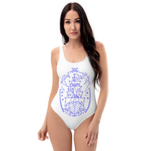 Load image into Gallery viewer, 1 One-Piece Swimsuit Ship Blue design by Calico Jacks

