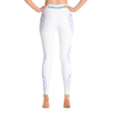 Load image into Gallery viewer, 3 Yoga Leggings Anchor White design by Calico Jacks
