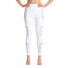 Load image into Gallery viewer, 1 Yoga Leggings Anchor White design by Calico Jacks
