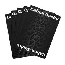 Lade das Bild in den Galerie-Viewer, Calico Jacks Poker Cards Black Leopard
