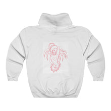 Load image into Gallery viewer, Unisex Hooded Top Red Palm Trees
